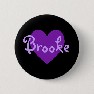 Bóton Redondo 5.08cm Brooke no roxo