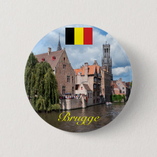 Bóton Redondo 5.08cm Bruges medieval - pro foto