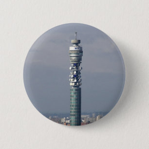 Bóton Redondo 5.08cm BT Tower, Londres, Inglaterra.