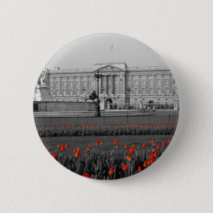 Bóton Redondo 5.08cm Buckingham Palace Londres