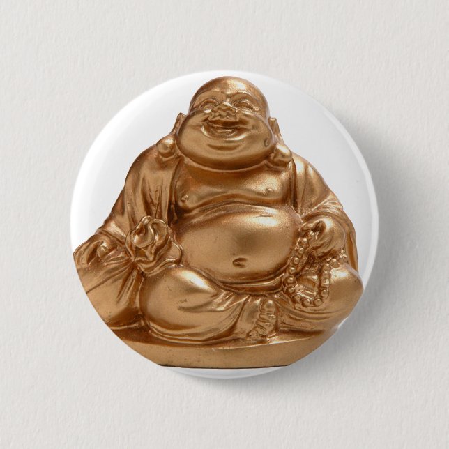 Bóton Redondo 5.08cm Buddha feliz (Frente)