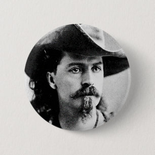 Bóton Redondo 5.08cm Buffalo Bill Cody Oeste