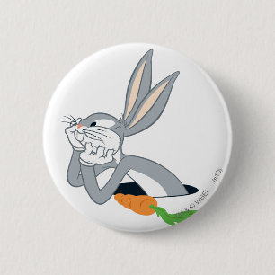 Bóton Redondo 5.08cm BUGS BUNNY™ com Cenoura