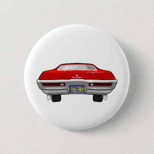 Bóton Redondo 5.08cm Buick 1968 Califórnia GS