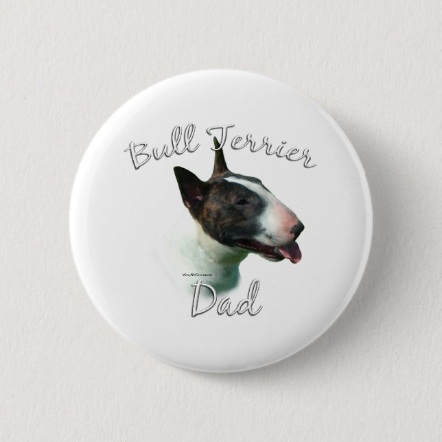 Bóton Redondo 5.08cm Bull Terrier Pai 2 (Frente)