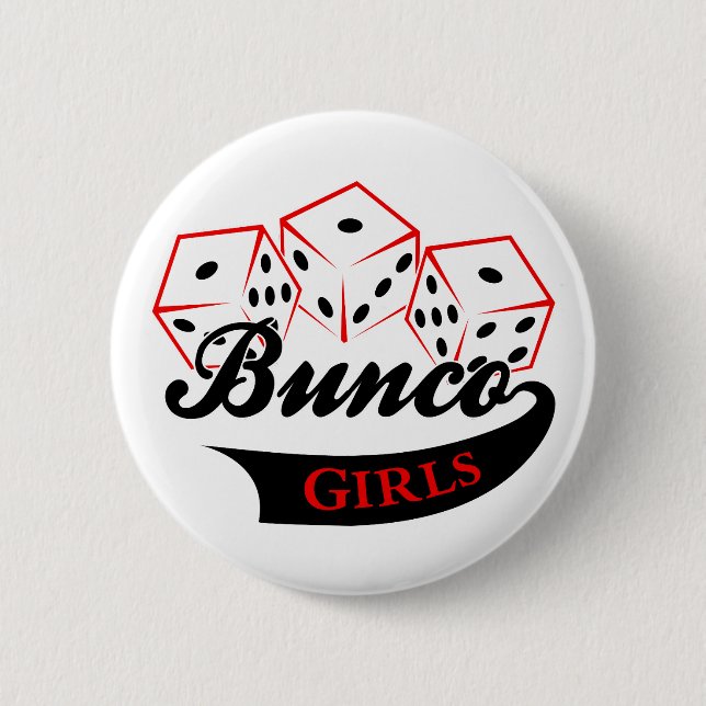 Bóton Redondo 5.08cm Bunco Girls (Frente)