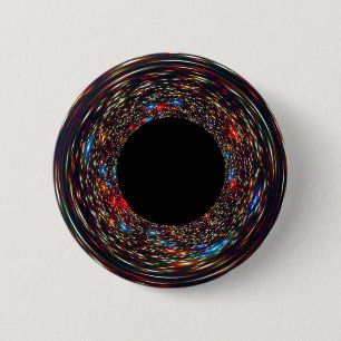 Bóton Redondo 5.08cm Buraco Negro Supermassivo