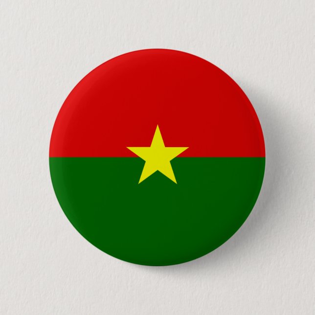Bóton Redondo 5.08cm Burkina Faso (Frente)