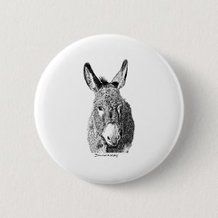 Bóton Redondo 5.08cm Burro selvagem