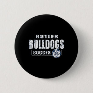 Bóton Redondo 5.08cm Butler Bulldogs Vintage Team Soccer - Butler