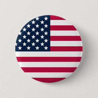 Bóton Redondo 5.08cm Button American Flag Round
