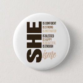 Bóton Redondo 5.08cm Button-Black History Month Button Set