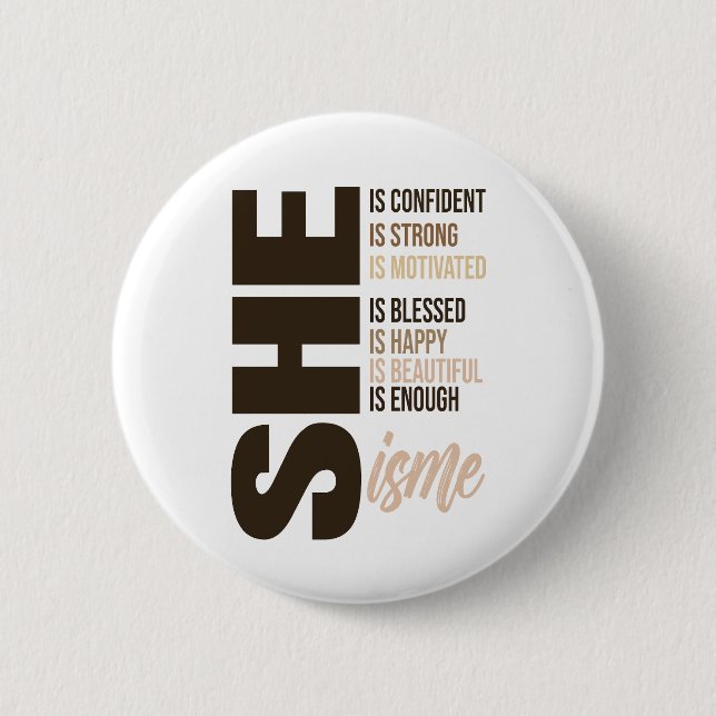 Bóton Redondo 5.08cm Button-Black History Month Button Set (Frente)