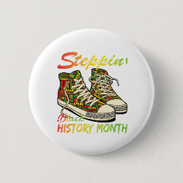 Bóton Redondo 5.08cm Button-Black History Month Button Set