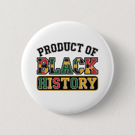 Bóton Redondo 5.08cm Button-Black History Month Button Set