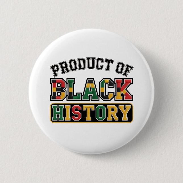 Bóton Redondo 5.08cm Button-Black History Month Button Set (Frente)