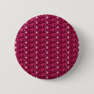 Bóton Redondo 5.08cm Button Maroon Glitter