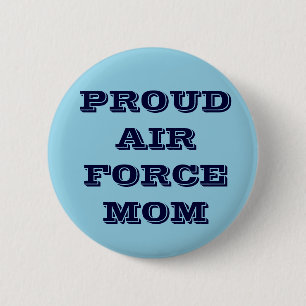 Bóton Redondo 5.08cm Button Proud Air Force Mãe