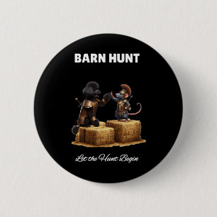 Bóton Redondo 5.08cm Byrn Hunt Lover - Rato Do Guerreiro E Poodô Negro