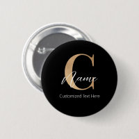C & Name Iniciais Monogramados Modernos Personaliz