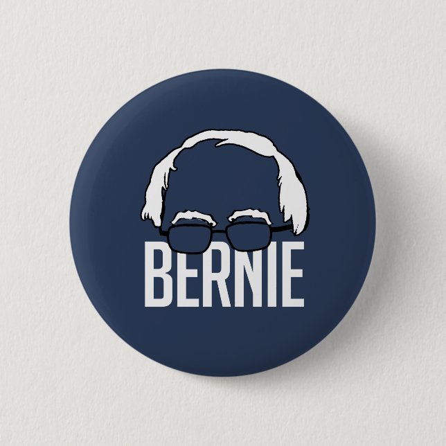 Bóton Redondo 5.08cm Cabeça 2016 de Bernie (Frente)