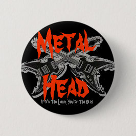 Bóton Redondo 5.08cm Cabeça do metal