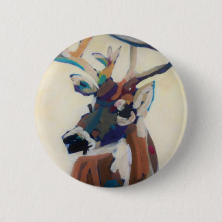 Bóton Redondo 5.08cm Cabeça dos cervos