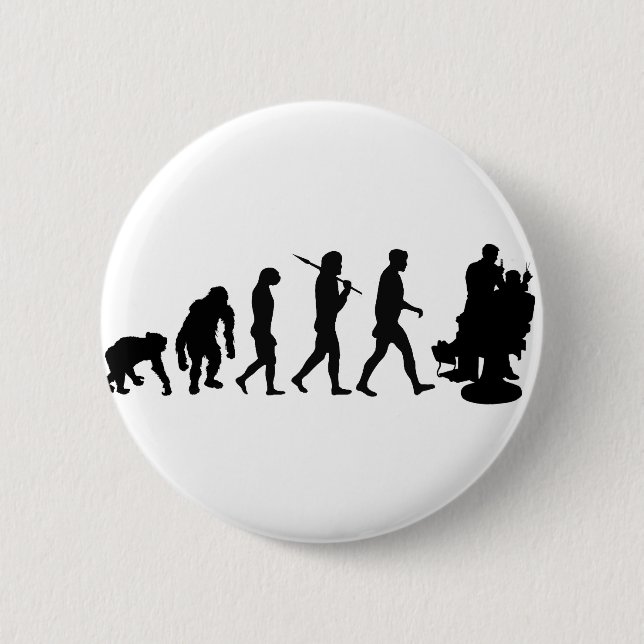 Bóton Redondo 5.08cm Cabeleireiro do cabeleireiro do barbeiro (Frente)