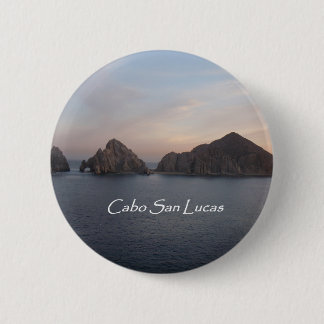 Bóton Redondo 5.08cm Cabo San Lucas no por do sol