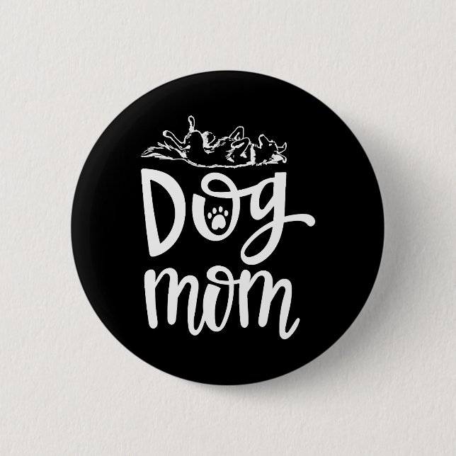 Bóton Redondo 5.08cm Cachorro bonito, melhor cão (Frente)