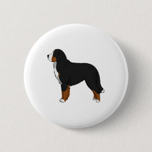 Bóton Redondo 5.08cm Cachorro da Montanha Bernese