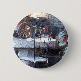 Bóton Redondo 5.08cm Cactus Espanhol Ainda Vida