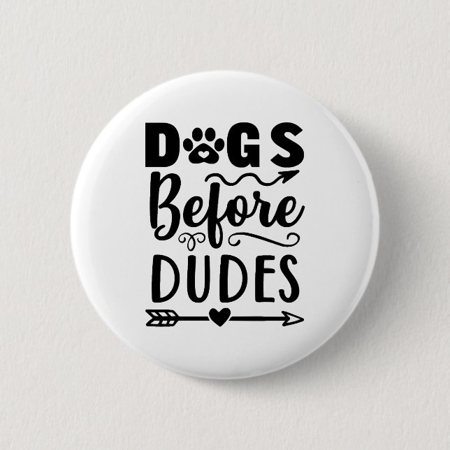 Bóton Redondo 5.08cm Cães antes dos Dudos (Frente)