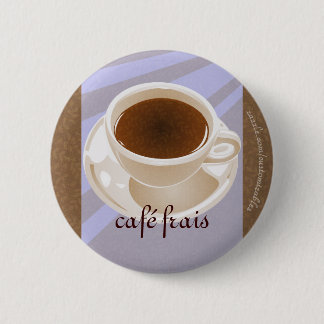 Bóton Redondo 5.08cm Café frais
