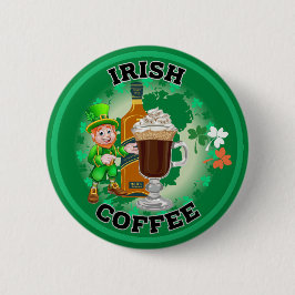 Bóton Redondo 5.08cm Café Irlandês - Um Elixir.