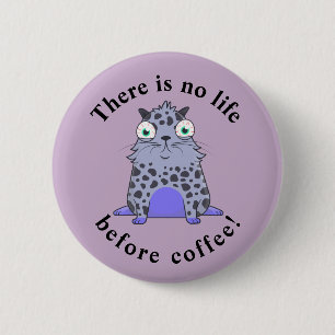 Bóton Redondo 5.08cm Caffelotta cryptokitty quer café