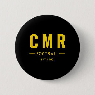 Bóton Redondo 5.08cm Cameroon Futebol Est. 1960 Patrimônio Fã de Futebo