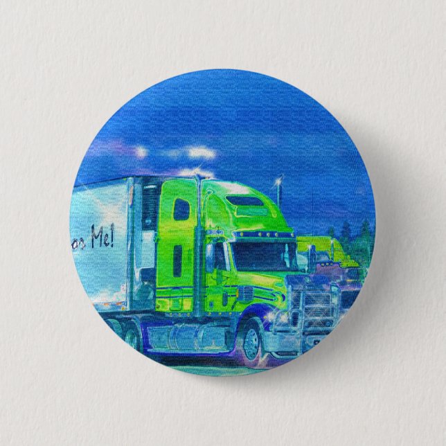 Bóton Redondo 5.08cm CAMINHÕES E CAMINHÕES DE GRANDES MOVIMENTOS PARA a (Frente)