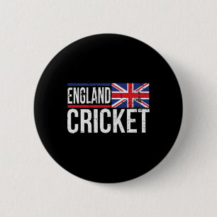Bóton Redondo 5.08cm Camisa da Bandeira da Inglaterra Críquete Torneio