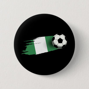Bóton Redondo 5.08cm Camisa da bandeira da Nigéria Time de futebol nige