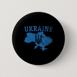 Bóton Redondo 5.08cm Camisa da Ucrânia Zelensky Ucraniano Tryzub Patrió