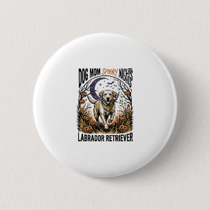 Bóton Redondo 5.08cm Camisa de Halloween Labrador Vintage Gráfica de Mã