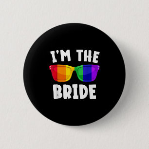 Bóton Redondo 5.08cm Camisa de Noiva da Festa de Casamento Gay Lésbica