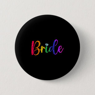 Bóton Redondo 5.08cm Camisa de Noiva da Festa de Casamento Gay Lésbica