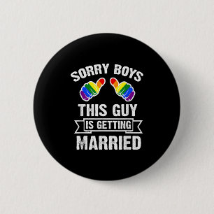 Bóton Redondo 5.08cm Camisa de Solteirão Festa Lgbt Orgulho Gay Noivo N