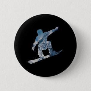 Bóton Redondo 5.08cm Camisa T De Montanha Snowboard - Presente Para Sno