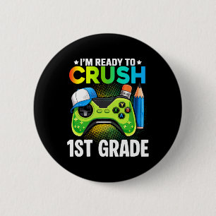Bóton Redondo 5.08cm Camisas de 1ª série para meninos de videogame Ck p