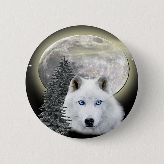 Bóton Redondo 5.08cm camisas de lobo-da-lua e muito mais (Frente)