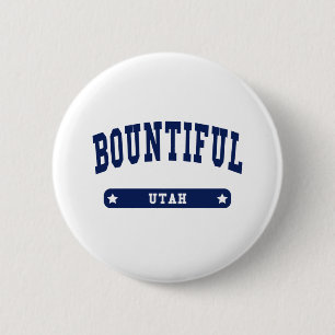 Bóton Redondo 5.08cm Camisas do Bountiful Utah College