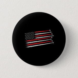 Bóton Redondo 5.08cm Camisas Patrióticas Para Homens Bomber 4 De Julho
